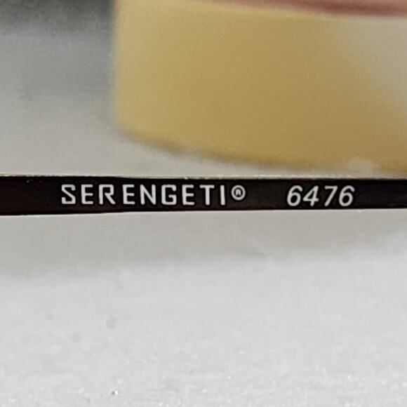 Serengeti Windsor 6476 Aviator Sunglasses Rose Tone Crystal Lens Sleek Oval - Picture 8 of 9